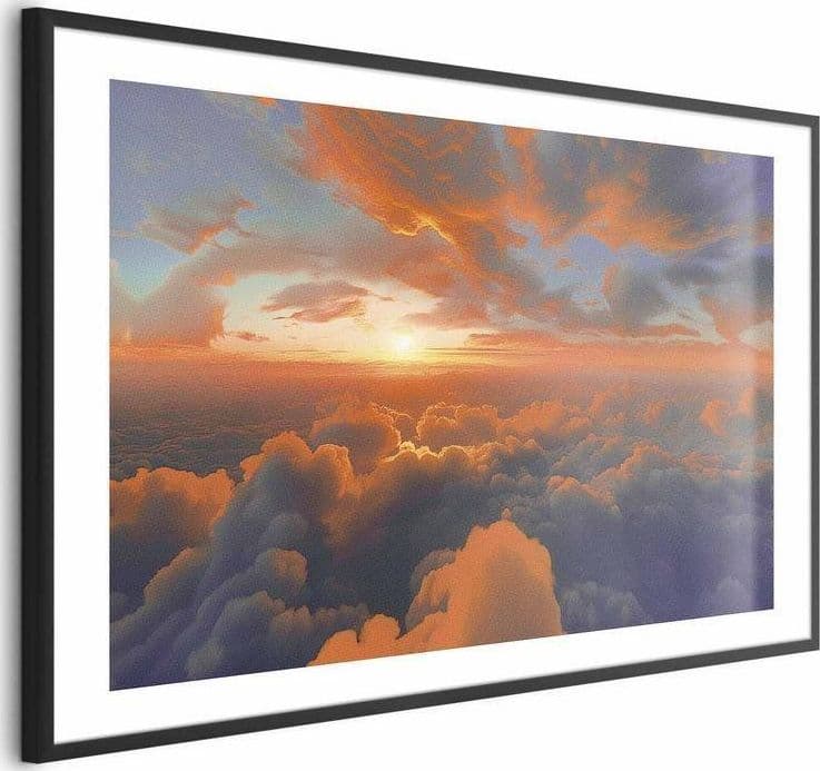 Poster - When Dawn Tickles the Clouds: A Color Show on the Morning Sky in Poster e stampe Collezione Casa - Trebisacce, commercioVirtuoso.it
