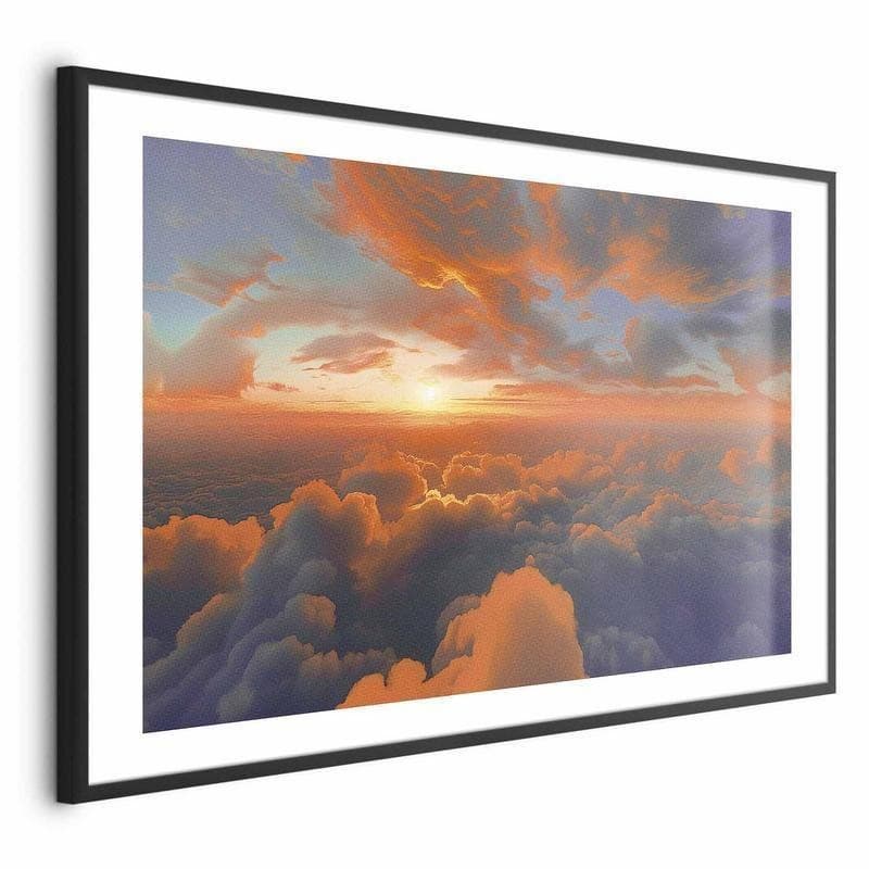 Poster - When Dawn Tickles the Clouds: A Color Show on the Morning Sky in Poster e stampe Collezione Casa - Trebisacce, commercioVirtuoso.it