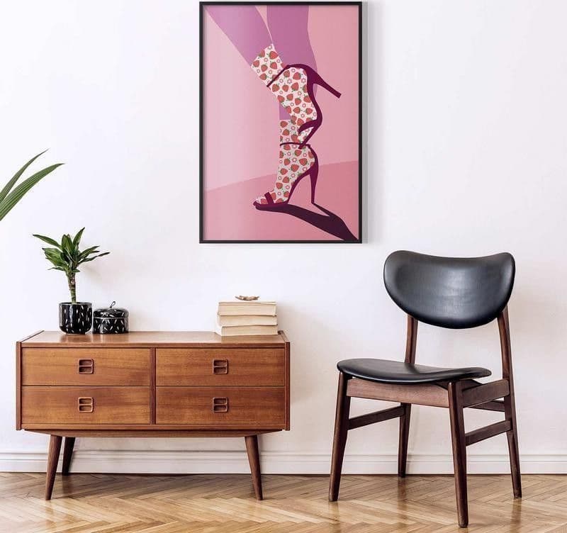 Poster - Strawberry Socks in Poster e stampe Collezione Casa - Trebisacce, commercioVirtuoso.it
