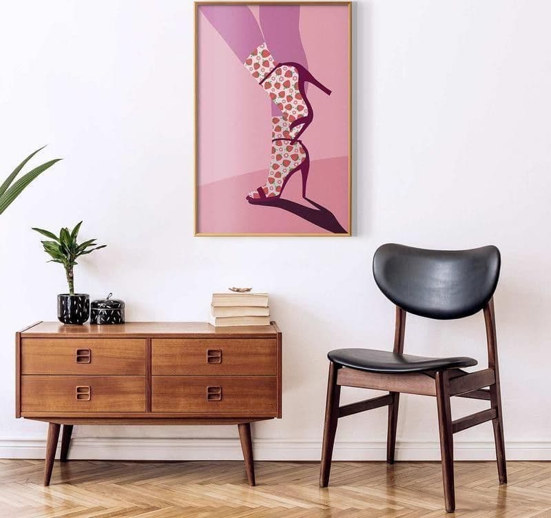 Poster - Strawberry Socks in Poster e stampe Collezione Casa - Trebisacce, commercioVirtuoso.it