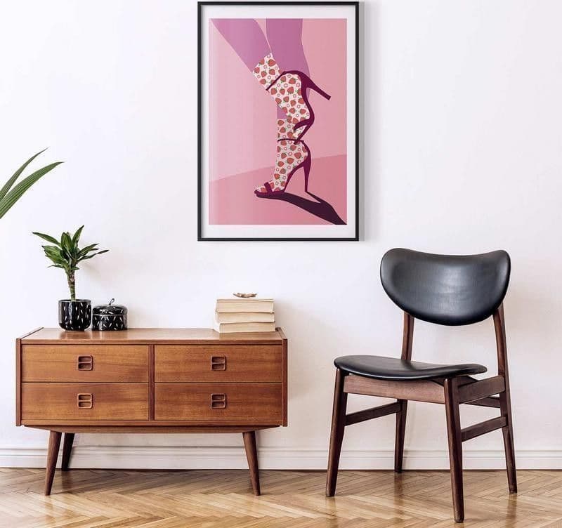 Poster - Strawberry Socks in Poster e stampe Collezione Casa - Trebisacce, commercioVirtuoso.it