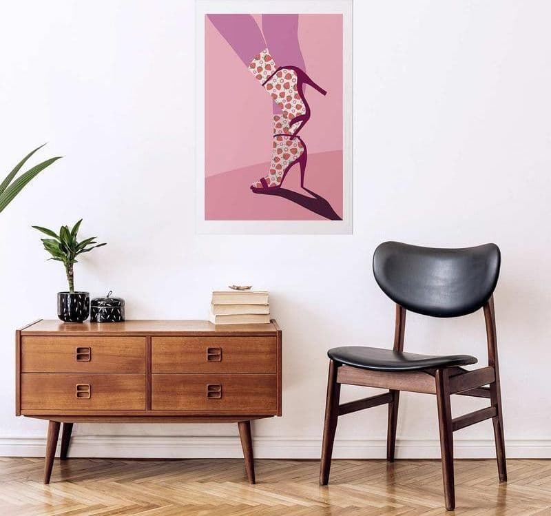 Poster - Strawberry Socks in Poster e stampe Collezione Casa - Trebisacce, commercioVirtuoso.it