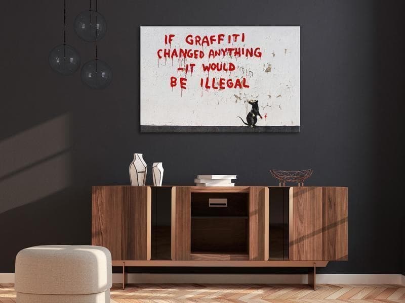 Quadro Quotes Graffiti (1 Part) Wide in Poster e stampe Collezione Casa - Trebisacce, commercioVirtuoso.it