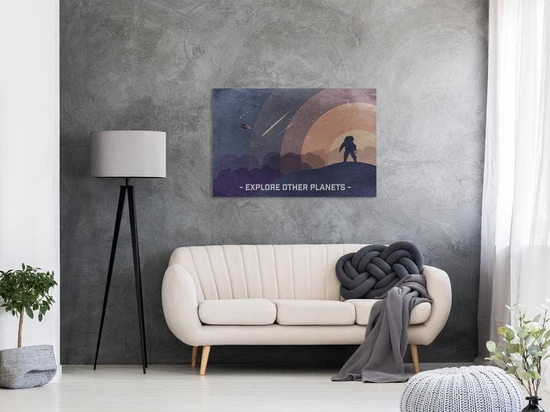 Quadro Explore Other Planets (1 Part) Wide in Poster e stampe Collezione Casa - Trebisacce, commercioVirtuoso.it