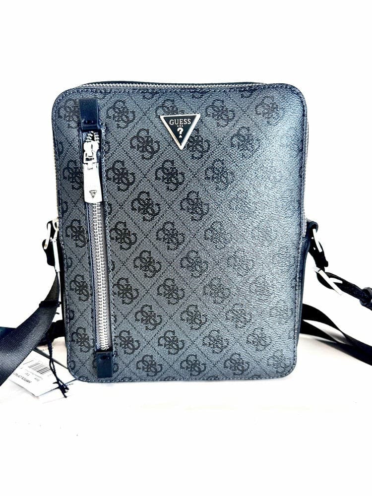 GUESS Borsello a tracolla uomo 4G Logo Black