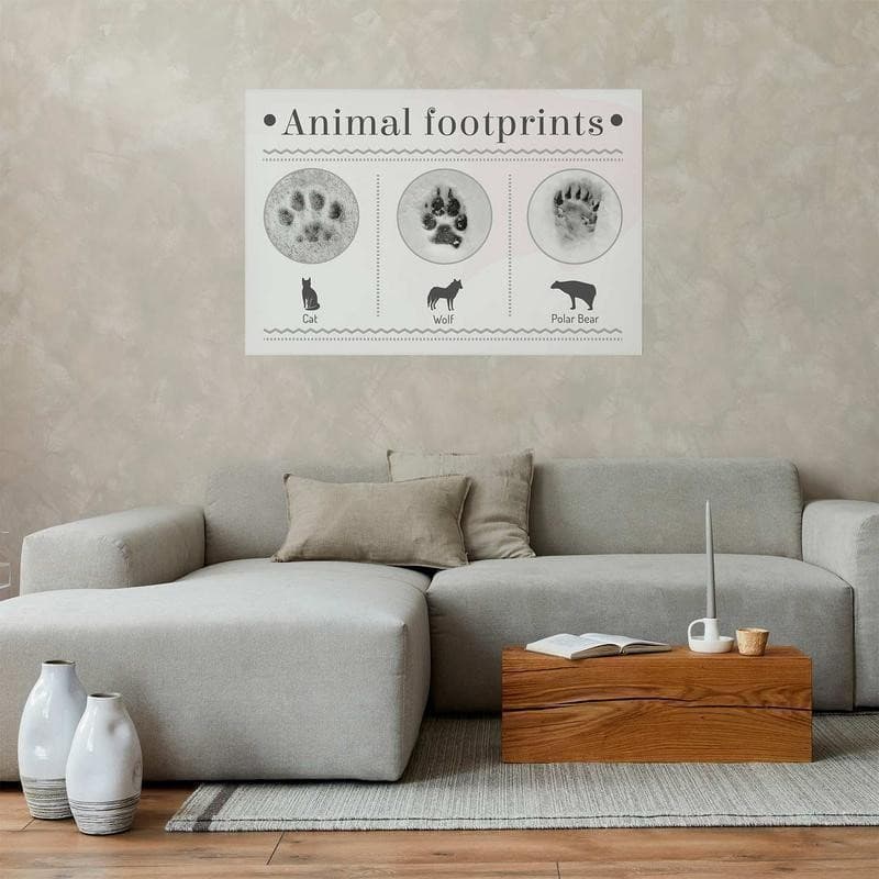Poster - Paw Prints in Poster e stampe Collezione Casa - Trebisacce, commercioVirtuoso.it