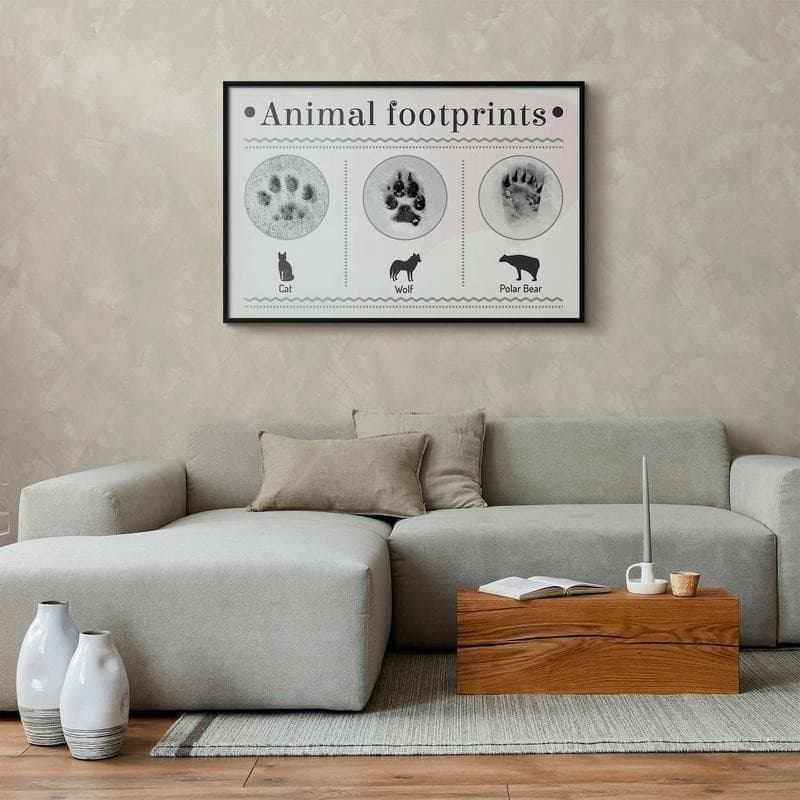Poster - Paw Prints in Poster e stampe Collezione Casa - Trebisacce, commercioVirtuoso.it