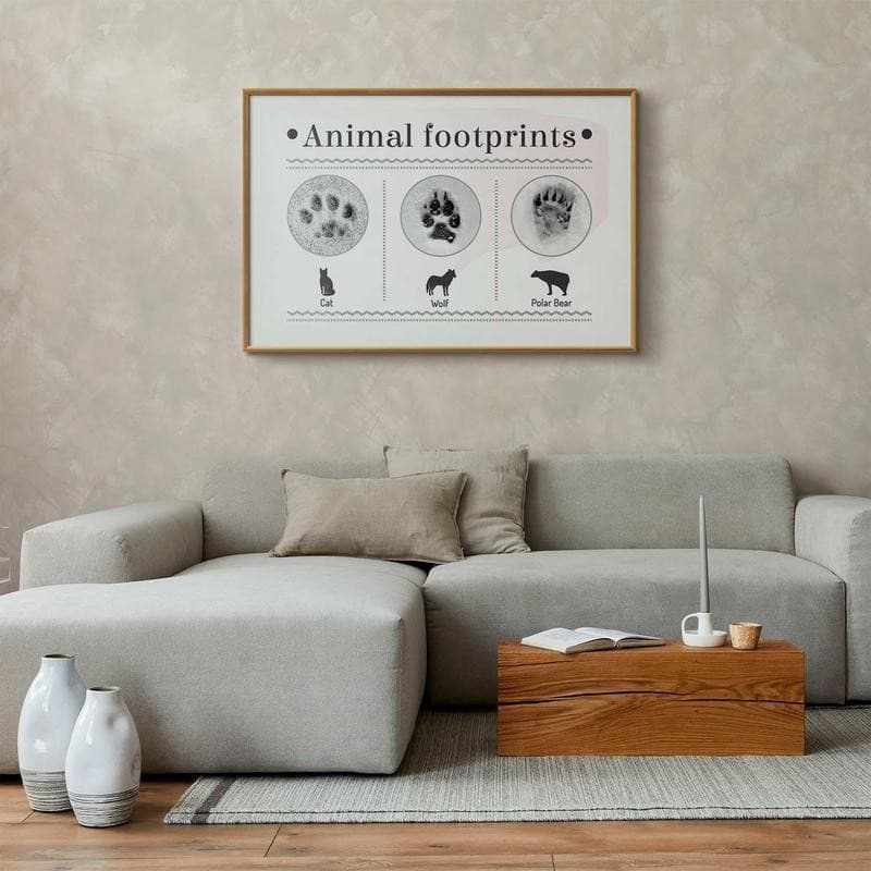 Poster - Paw Prints in Poster e stampe Collezione Casa - Trebisacce, commercioVirtuoso.it