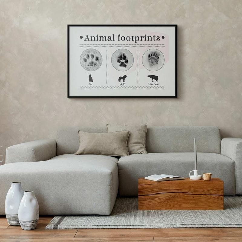 Poster - Paw Prints in Poster e stampe Collezione Casa - Trebisacce, commercioVirtuoso.it