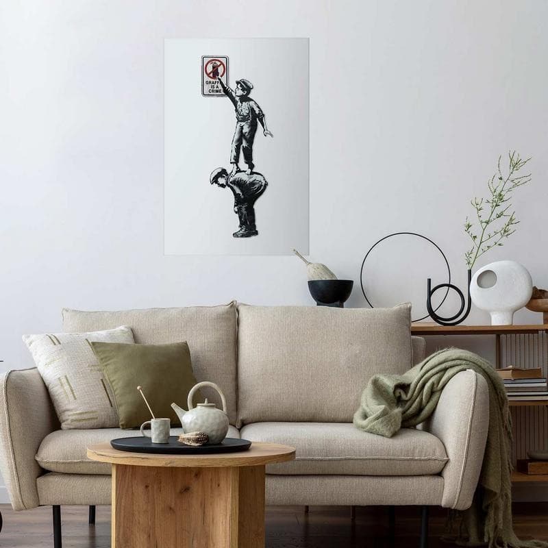 Poster - Graffiti is a Crime in Poster e stampe Collezione Casa - Trebisacce, commercioVirtuoso.it