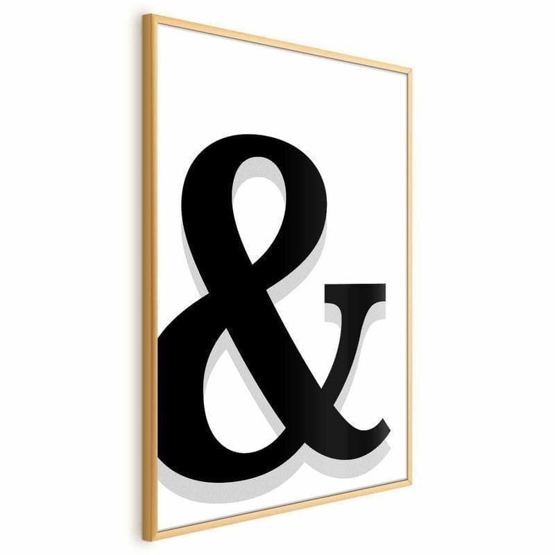 Poster - Decorative Letter in Poster e stampe Collezione Casa - Trebisacce, commercioVirtuoso.it