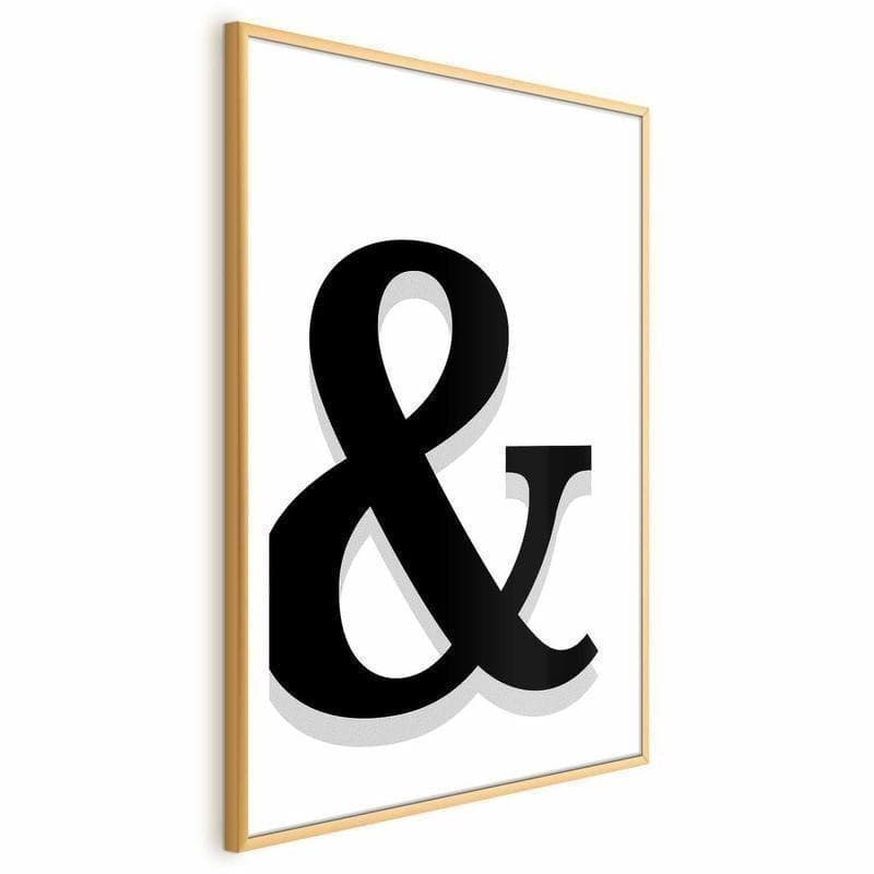 Poster - Decorative Letter in Poster e stampe Collezione Casa - Trebisacce, commercioVirtuoso.it