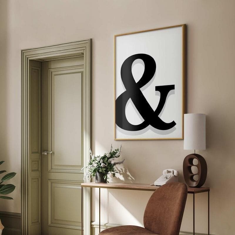 Poster - Decorative Letter in Poster e stampe Collezione Casa - Trebisacce, commercioVirtuoso.it