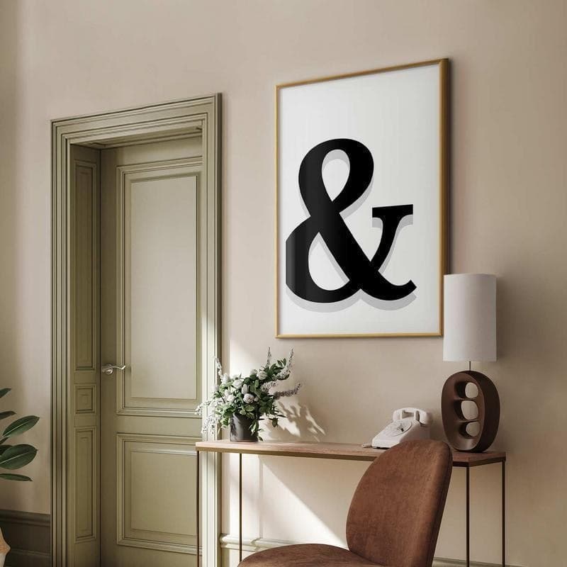 Poster - Decorative Letter in Poster e stampe Collezione Casa - Trebisacce, commercioVirtuoso.it