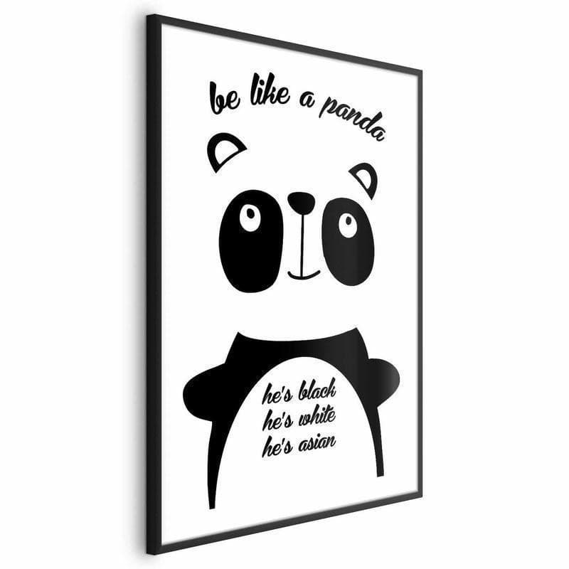 Poster - Be Like a Panda in Poster e stampe Collezione Casa - Trebisacce, commercioVirtuoso.it