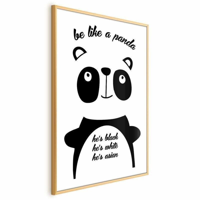 Poster - Be Like a Panda in Poster e stampe Collezione Casa - Trebisacce, commercioVirtuoso.it