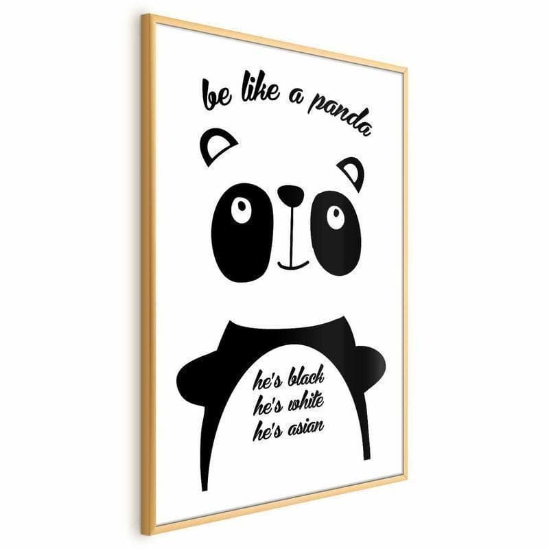 Poster - Be Like a Panda in Poster e stampe Collezione Casa - Trebisacce, commercioVirtuoso.it