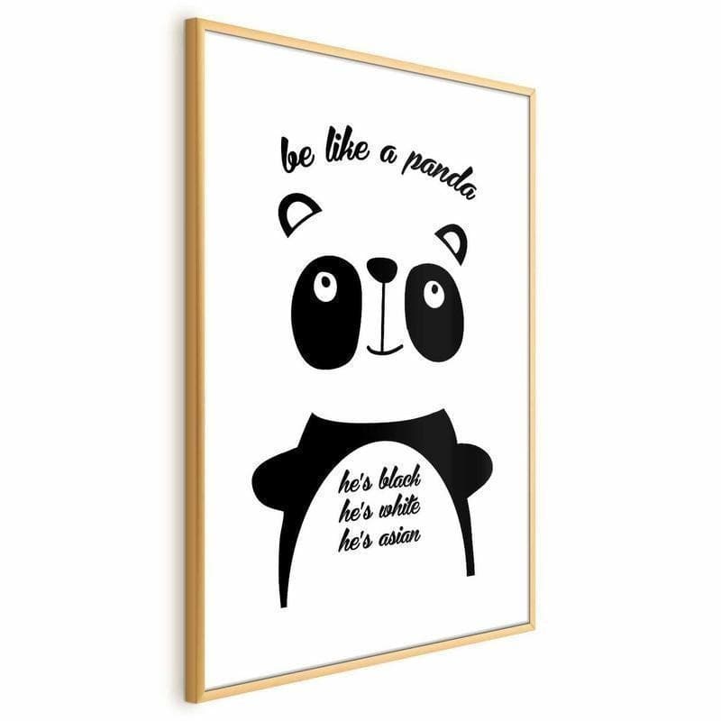 Poster - Be Like a Panda in Poster e stampe Collezione Casa - Trebisacce, commercioVirtuoso.it