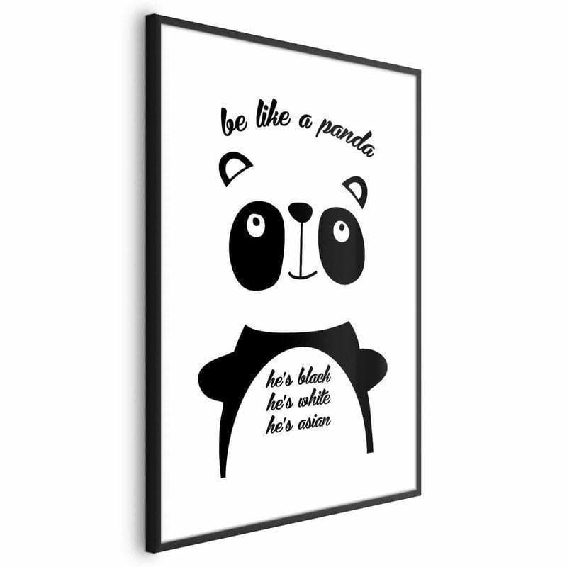 Poster - Be Like a Panda in Poster e stampe Collezione Casa - Trebisacce, commercioVirtuoso.it