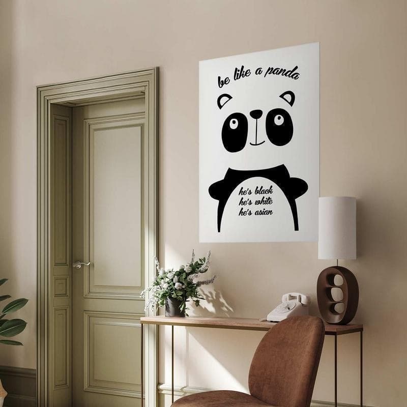 Poster - Be Like a Panda in Poster e stampe Collezione Casa - Trebisacce, commercioVirtuoso.it