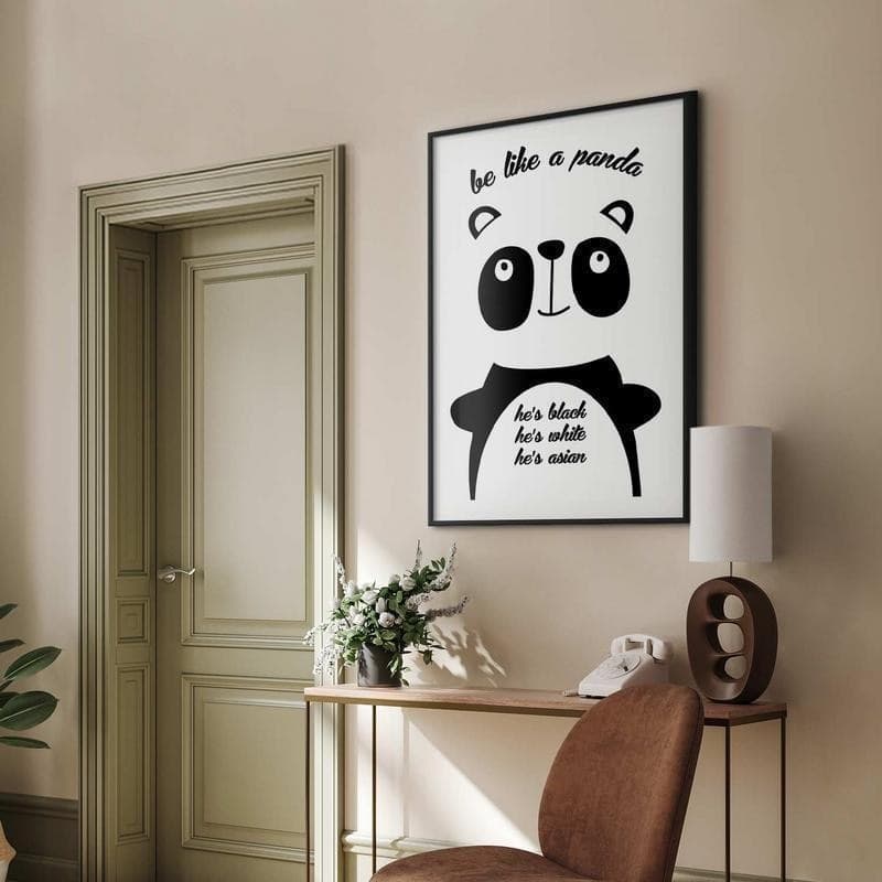 Poster - Be Like a Panda in Poster e stampe Collezione Casa - Trebisacce, commercioVirtuoso.it