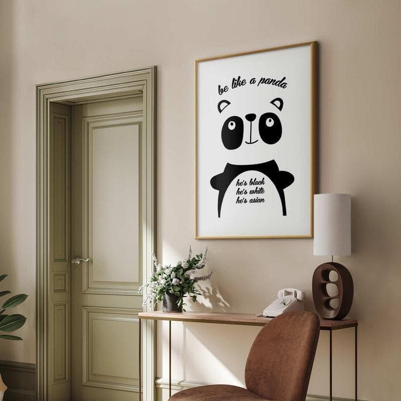 Poster - Be Like a Panda in Poster e stampe Collezione Casa - Trebisacce, commercioVirtuoso.it
