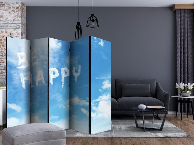 Paravento Be happy II [Room Dividers] in Paraventi Collezione Casa - Trebisacce, commercioVirtuoso.it