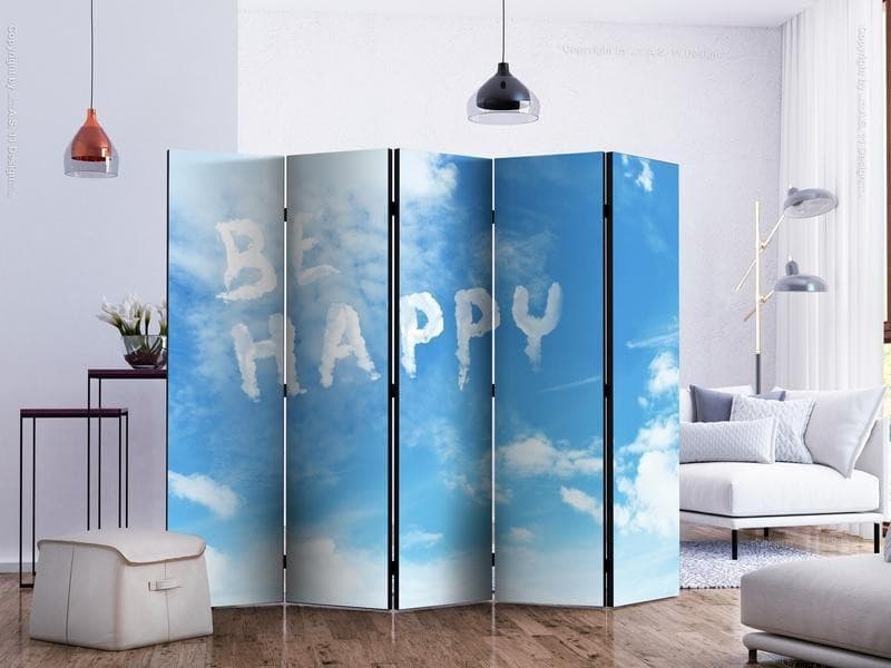 Paravento Be happy II [Room Dividers] in Paraventi Collezione Casa - Trebisacce, commercioVirtuoso.it