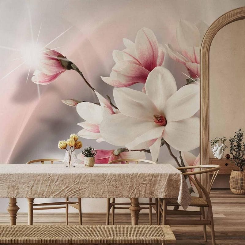 Fotomurale White magnolias in Carta da parati Collezione Casa - Trebisacce, commercioVirtuoso.it