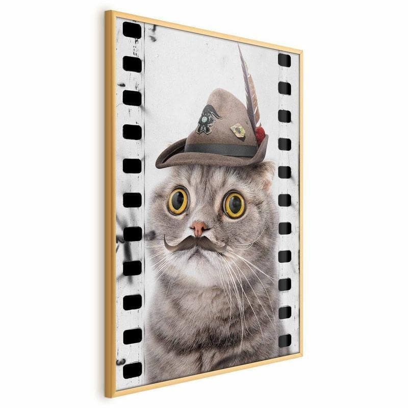 Poster - Cat in a Hat in Poster e stampe Collezione Casa - Trebisacce, commercioVirtuoso.it
