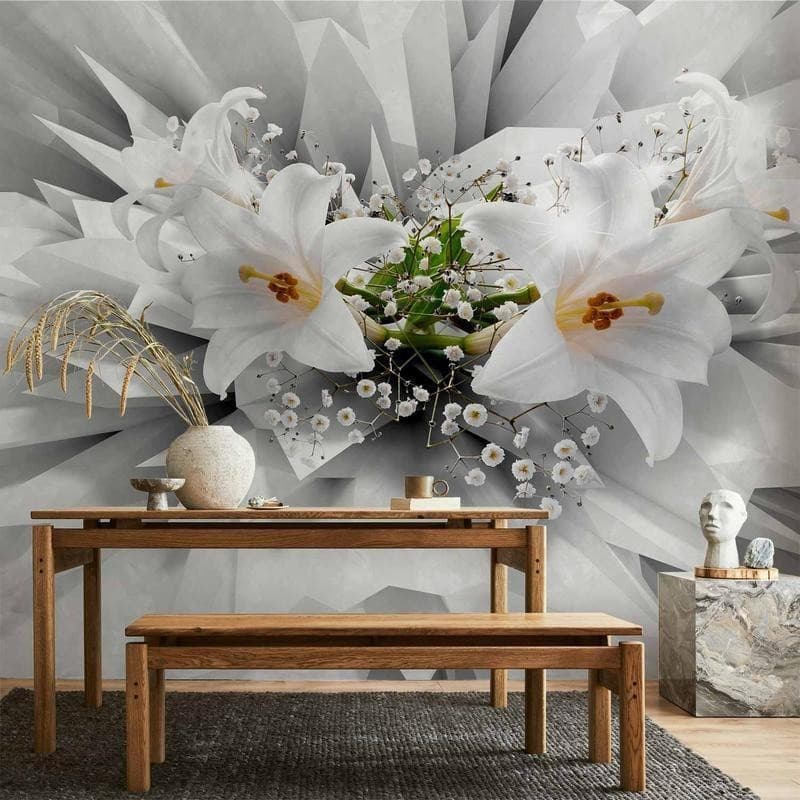 Fotomurale adesivo Floral Explosion in Carta da parati Collezione Casa - Trebisacce, commercioVirtuoso.it