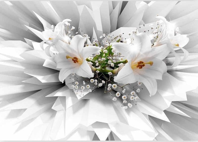 Fotomurale adesivo Floral Explosion in Carta da parati Collezione Casa - Trebisacce, commercioVirtuoso.it