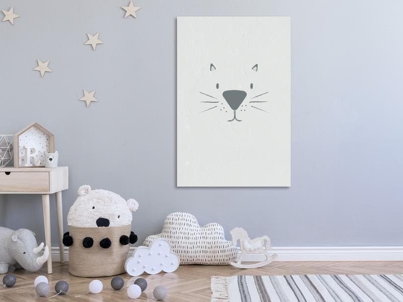 Quadro Cat's Face (1 Part) Vertical in Poster e stampe Collezione Casa - Trebisacce, commercioVirtuoso.it