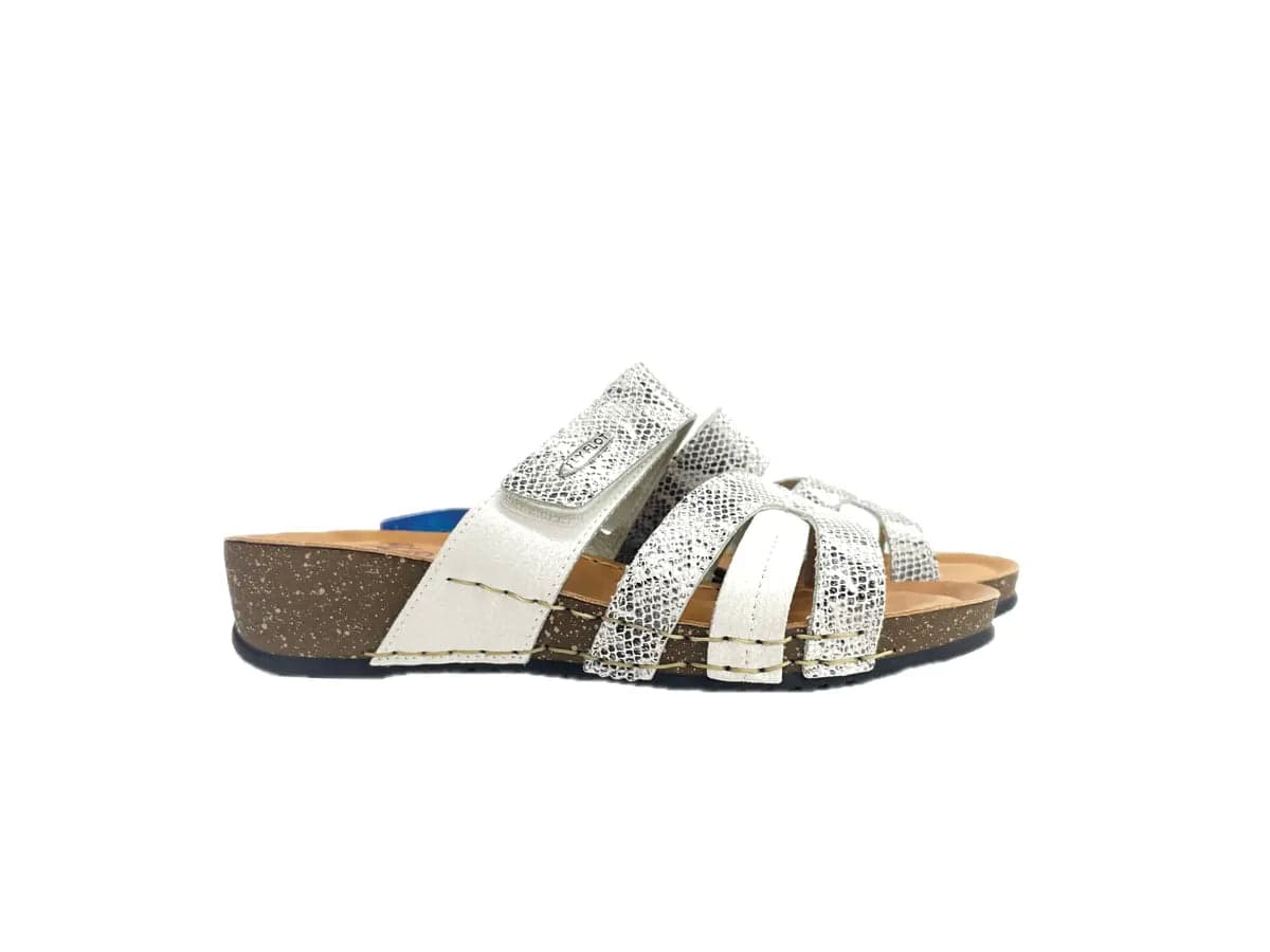 FLY FLOT Donna Ciabatta Aperta Capriana Bianco