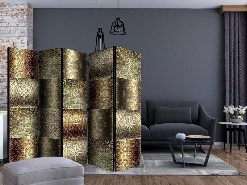 Paravento Metal Plates II [Room Dividers] in Paraventi Collezione Casa - Trebisacce, commercioVirtuoso.it