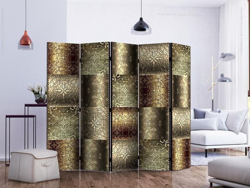 Paravento Metal Plates II [Room Dividers] in Paraventi Collezione Casa - Trebisacce, commercioVirtuoso.it