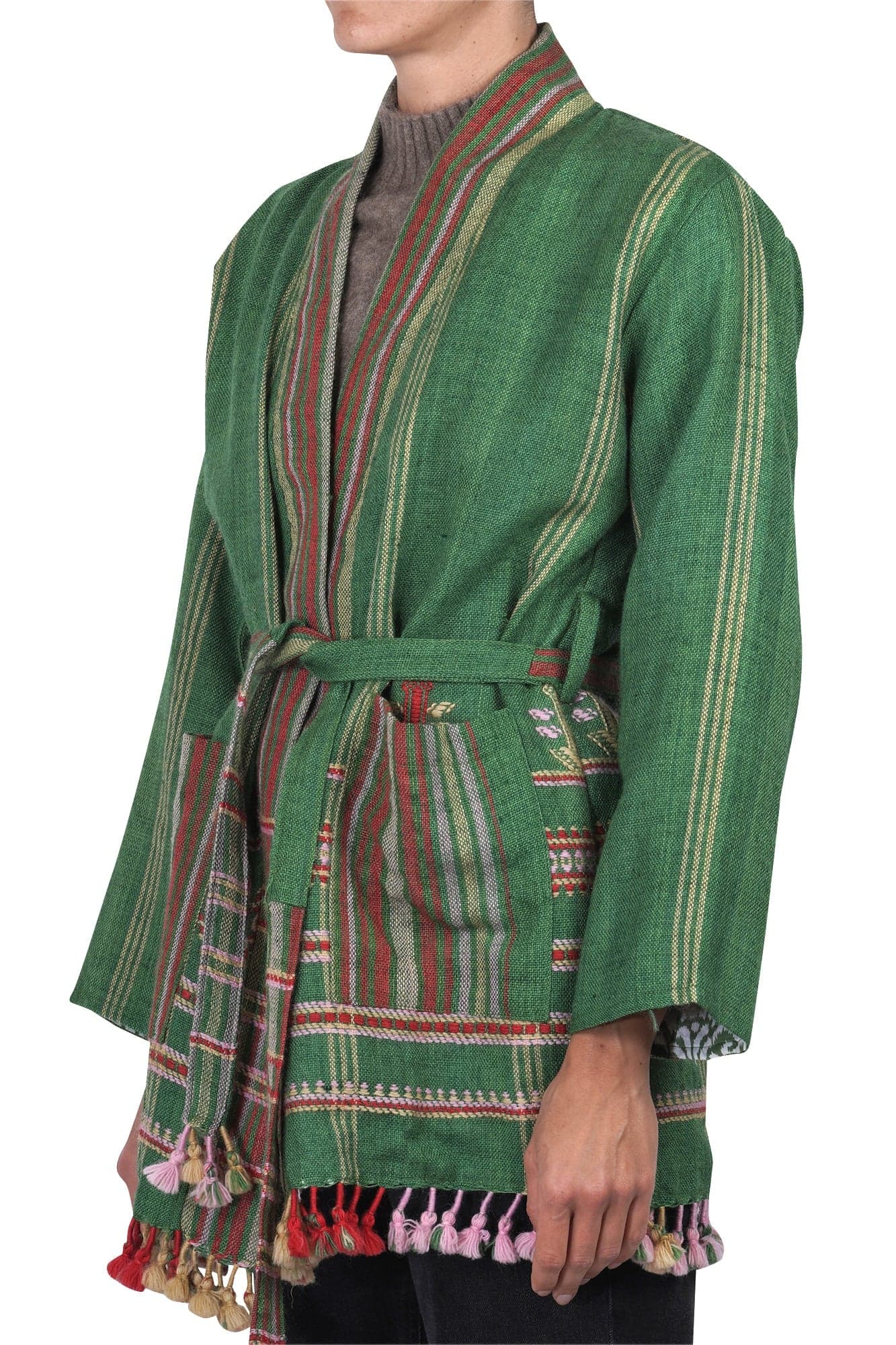 LA FEMME BLANCHE La Femme Blanche - Giacca - 461422 - Fantasia Verde da donna in Giacche da abito e blazer Drestige - Casamassima, commercioVirtuoso.it