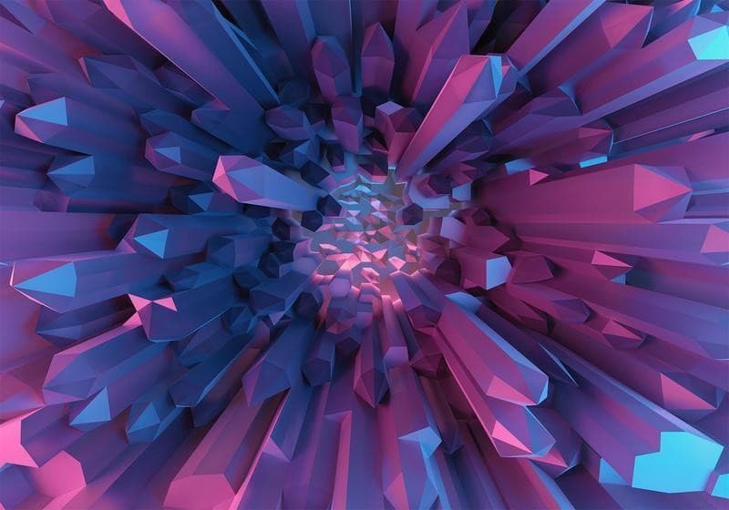 Fotomurale Heart of Crystal in Carta da parati Collezione Casa - Trebisacce, commercioVirtuoso.it
