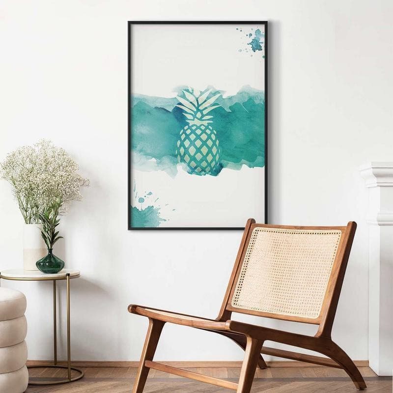 Poster - Watercolor Pineapple in Poster e stampe Collezione Casa - Trebisacce, commercioVirtuoso.it