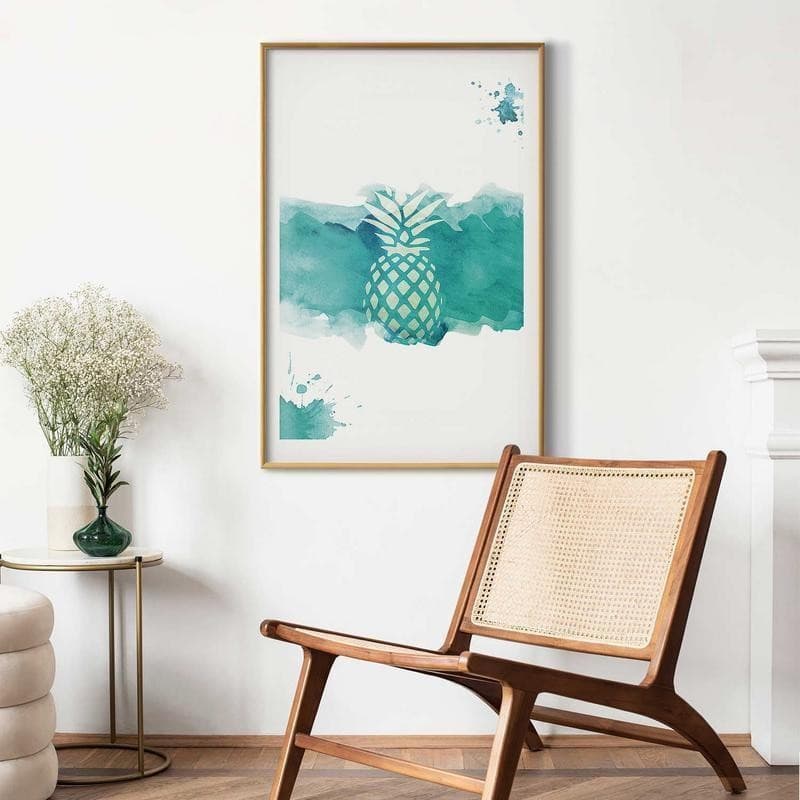 Poster - Watercolor Pineapple in Poster e stampe Collezione Casa - Trebisacce, commercioVirtuoso.it