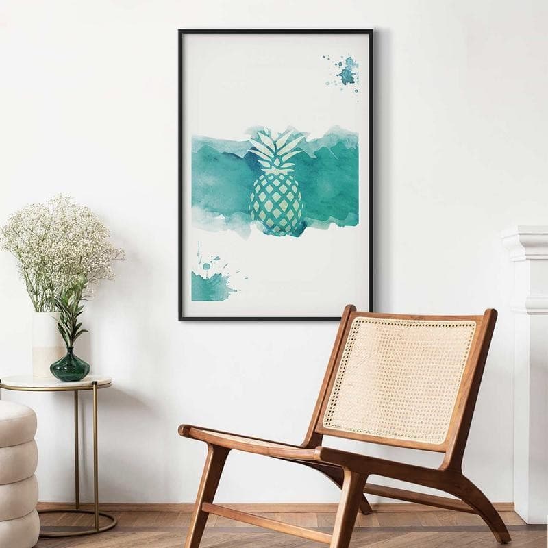 Poster - Watercolor Pineapple in Poster e stampe Collezione Casa - Trebisacce, commercioVirtuoso.it