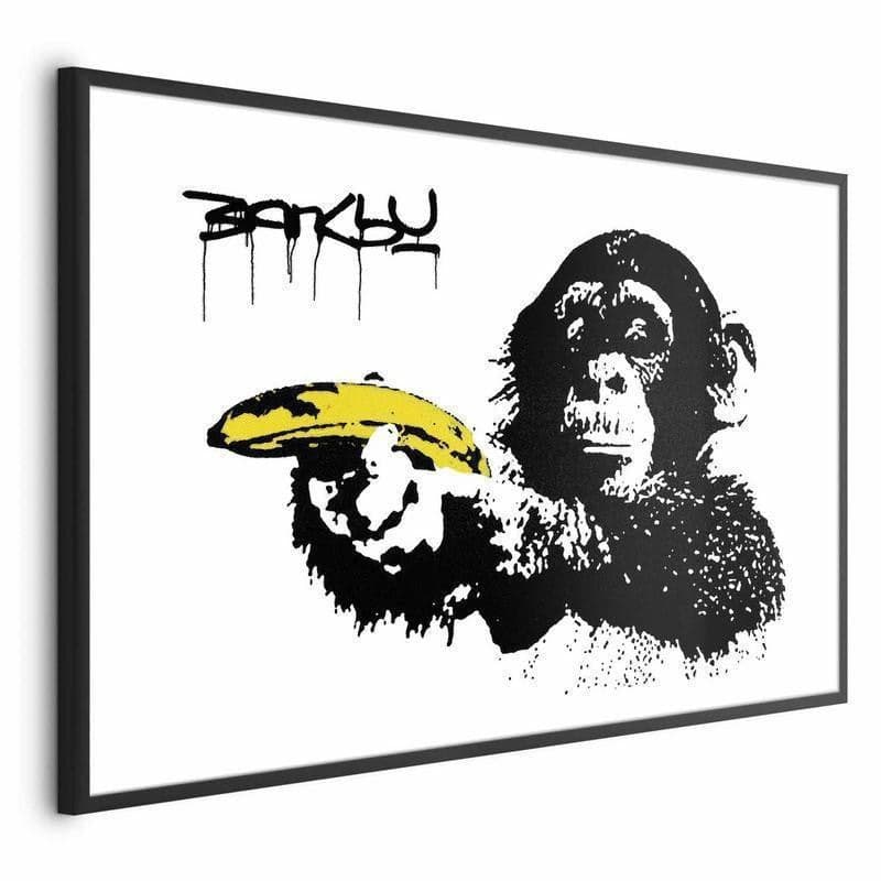 Poster - Banksy: Monkey with a Banana in Poster e stampe Collezione Casa - Trebisacce, commercioVirtuoso.it