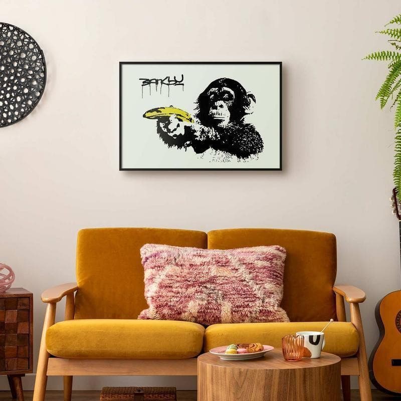 Poster - Banksy: Monkey with a Banana in Poster e stampe Collezione Casa - Trebisacce, commercioVirtuoso.it