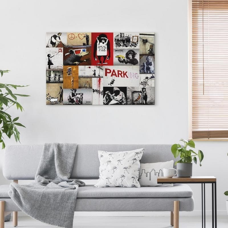 Quadro Banksy collage in Poster e stampe Collezione Casa - Trebisacce, commercioVirtuoso.it