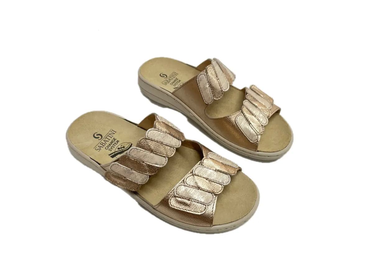 SABATINI Ciabatte donna due strappiùMEGA Lilibet Tortora in Pantofole Calzature Durello - Agna, commercioVirtuoso.it