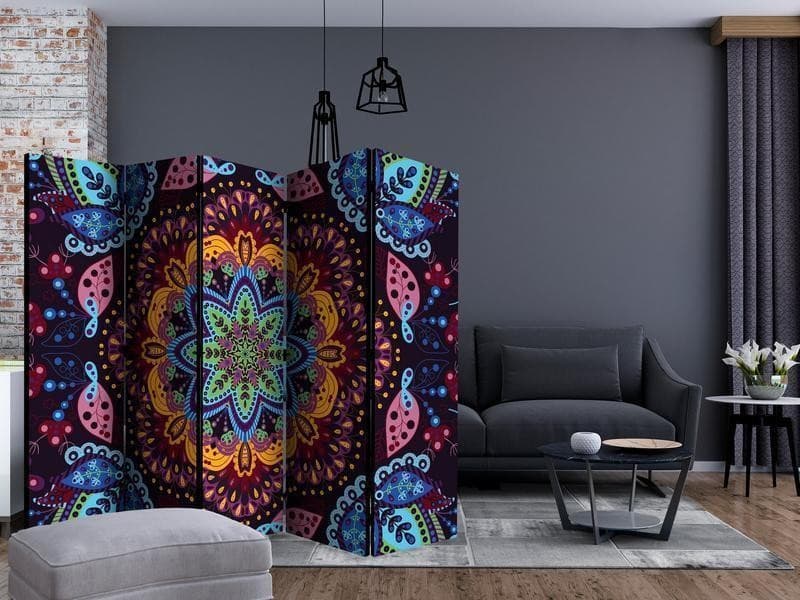 Paravento Colourful Kaleidoscope II [divisori da interno] in Paraventi Collezione Casa - Trebisacce, commercioVirtuoso.it