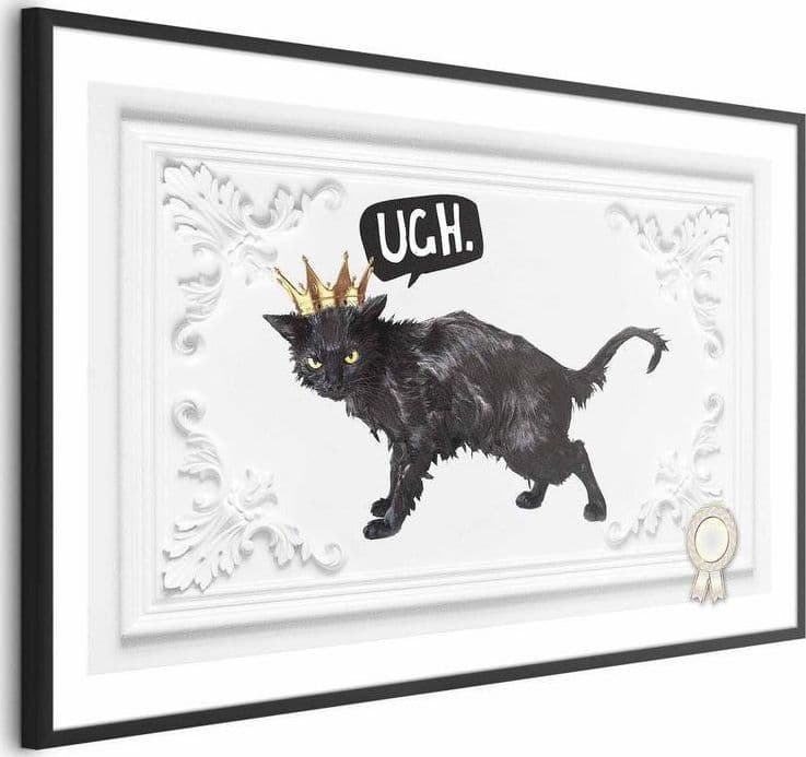 Poster - Cat with a Crown in Poster e stampe Collezione Casa - Trebisacce, commercioVirtuoso.it