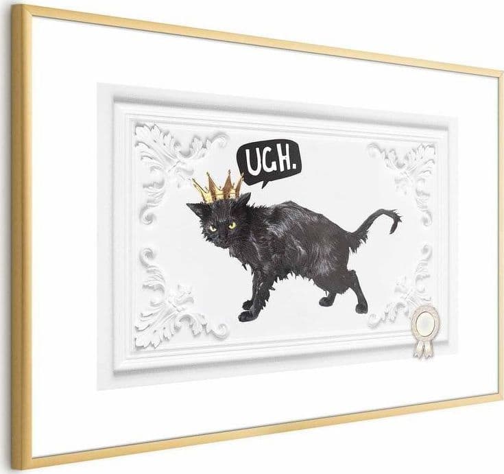 Poster - Cat with a Crown in Poster e stampe Collezione Casa - Trebisacce, commercioVirtuoso.it