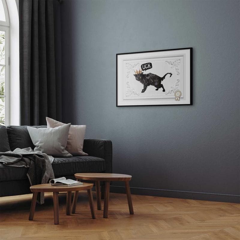 Poster - Cat with a Crown in Poster e stampe Collezione Casa - Trebisacce, commercioVirtuoso.it