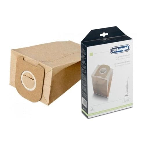 DE LONGHI - 8 - SACCHETTI FILTRANTI DLS36 ASPIRAPOLVERE -- IN CARTA -- in prodotto EuroStore07 - Alatri, commercioVirtuoso.it